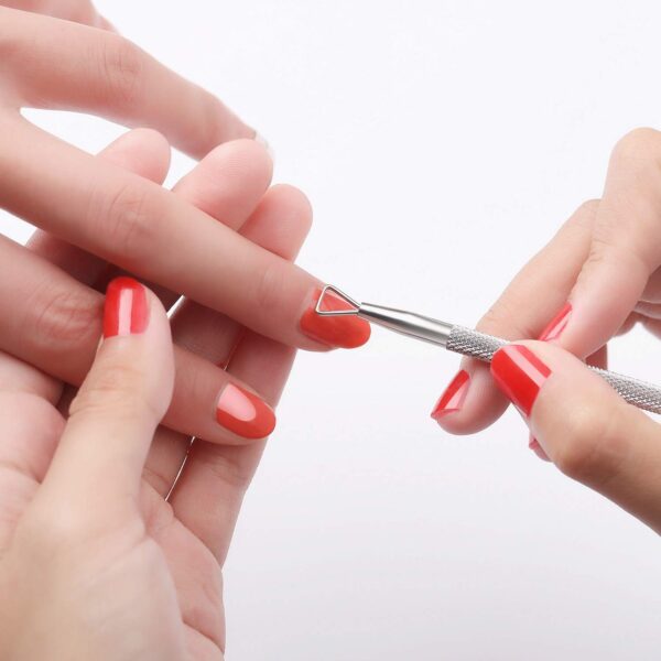 Cuticle Trimmer with Cuticle Pusher and Cutter-YINYIN Cuticle Remover Nippers Professional Stainless Steel Cutter Clippers,Pedicure Manicure Tools for Fingernails Toenails(Silver) - Image 4