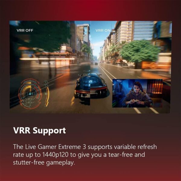 AVerMedia HDMI Capture Card- Gaming, Video Streaming, 4K Capture Card for PS5, Xbox Series X/S, Xbox One, PS4, Switch, Windows 11 / Mac Os12, HDR & VRR Support - GC551G2 Live Gamer Extreme 3 White - Image 7