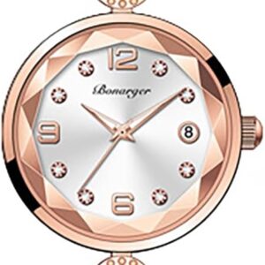 Carlien Women's Bracelet Watch Niche Light Luxury Small Round Dial Fashion Dress Quartz Analog Watch Luminous Waterproof Date Watch
