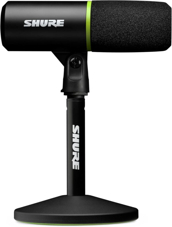 Shure MV6 Gaming Microphone, Dynamic USB PC Mic for Video Games & Streaming - Desktop Stand, Background Noise Cancellation, Tap-to-Mute & 3.5mm Output for Real-Time Headphone Monitoring - Image 10