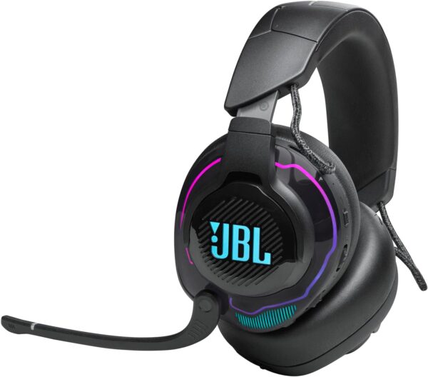 JBL Quantum 910 - Wireless Over-Ear Performance Gaming Headset with Head Tracking-Enhanced, Active Noise Cancelling and Bluetooth, QuantumSPATIAL 360, Low Latency Wireless System (Black)
