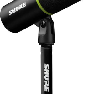 Shure MV6 Gaming Microphone, Dynamic USB PC Mic for Video Games & Streaming - Desktop Stand, Background Noise Cancellation, Tap-to-Mute & 3.5mm Output for Real-Time Headphone Monitoring