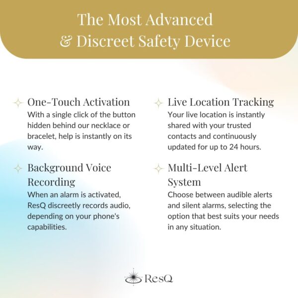 Jewelry, Maitri Smart Bluetooth Safety Bracelet, Discreet Wearable Safety Device - GPS Location Tracking, Audio Recording, One Touch Activation - Image 3