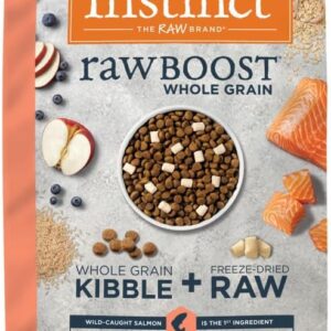 Instinct Raw Boost Whole Grain Salmon & Brown Rice Dry Dog Food, 3.5 lb. Bag