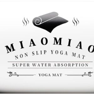 MIAOMIAO Non-Slip Hot Yoga Towel Set, Super Absorbent Microfiber in, 24.5" x 72" - Anti-Slip, Injury Free Design for Pilates, Yoga Mats, Exercise, and Fitness Gear