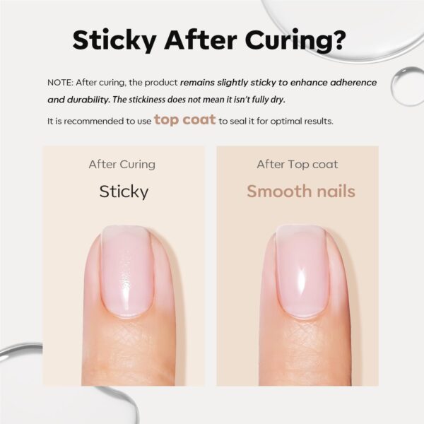 modelones Builder Nail Gel, 7-in-One Clear Builder for Nails, LED Lamp Cured Color Rubber Base Gel Polish Coat Strengthener Thickening Extension Rhinestone Glue in a Bottle for DIY Home Salon Gifts - Image 3