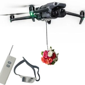 Universal Drone Airdrop System, Release Device, Payload Clip, Airdropper, Fish Bait Delivery Device , Drone Accessories, Compatible with DJI Mavic Mini 4 Pro, Mini 3, Mini 2, Air 2, Air 2S, Air 3, Mavic 3, Mavic 2, Spark (Airdrop Device)