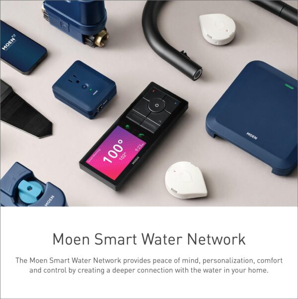 Moen Flo Smart Water Monitor and Automatic Shutoff Sensor, Wi-Fi Connected Water Leak Detector for 1-Inch Diameter Pipe, 900-006 - Image 12