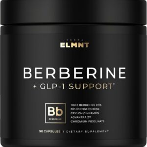 141,500mg GLP-1 Berberine Weight Loss Supplement + Dihydroberberine, Ceylon Cinnamon, Chromium Picolinate, Bitter Melon - 100x Strength Berberine 1500mg Natural Appetite Suppressant Pills for Women