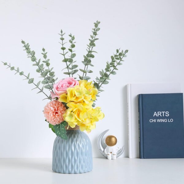 18pcs Eucalyptus Stems Artificial Eucalyptus Leaves Stems Artificial Fake Flowers for Home Office Flowers Bouquet Centerpiece Wedding Decoration Christmas Decor 2025 - Image 7