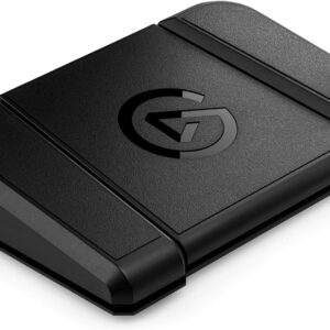 Elgato Stream Deck Pedal – Hands-Free Studio Controller, 3 macro footswitches, trigger actions in apps and software like OBS, Twitch, YouTube and more, works with Mac and PC. Color: Black