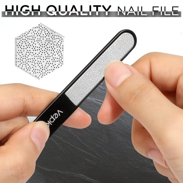 Nail Clippers for Seniors, Wide Jaw Fingernail Clippers and Angled Head Toenail Clippers for Thick Nail, Professional German Nail Clippers for Men, Women&Pregnant，Black - Image 7