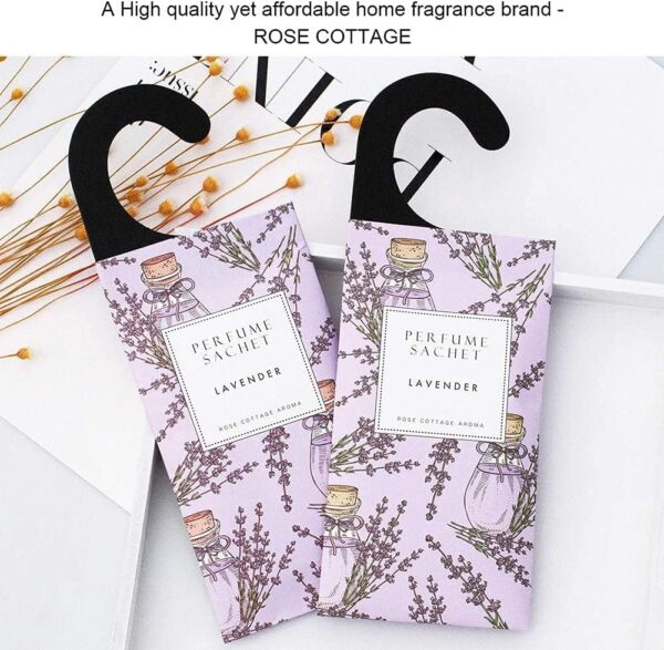 Large 12 Packs Lavender Hanging Closet Deodorizer Air Freshener Long Lasting Scented Sachets Smell Goods for House - Image 6