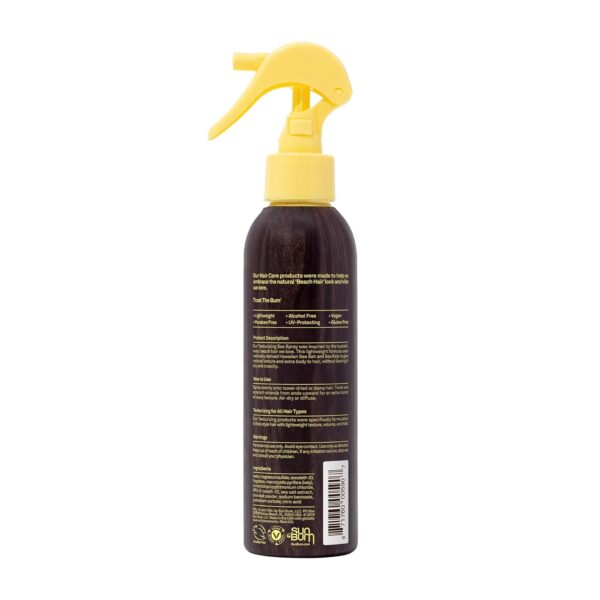 Sun Bum Sea Salt Spray | Texturizing & Volumizing | UV Protection Matte Finish | Medium Hold | All Hair Types | 6 FL OZ Spray Bottle - Image 2