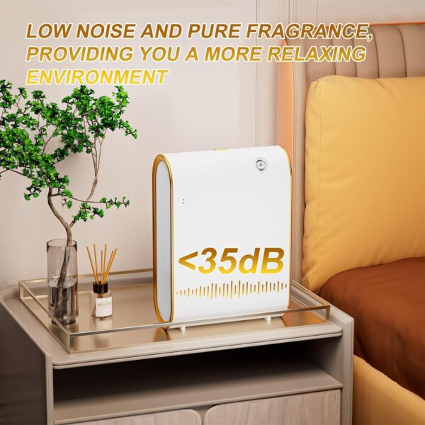 Smart Scent Air Machine for Home, 1500 Sq. Ft Hotel Collection Diffuser with Cold Air Tech, Whole House Fragrance & Low Noise, Bluetooth Scent Air Diffuser for Home, Hotel, Office, Spa(White) - Image 6