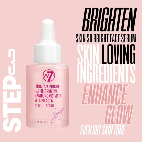 W7 Self Care Skincare Set | Face Cleanser, Toner, Serum, Moisturizer & Lip Mask | Complete Daily Face Routine | Full Size, Long Lasting Products to Use at Home - Image 4