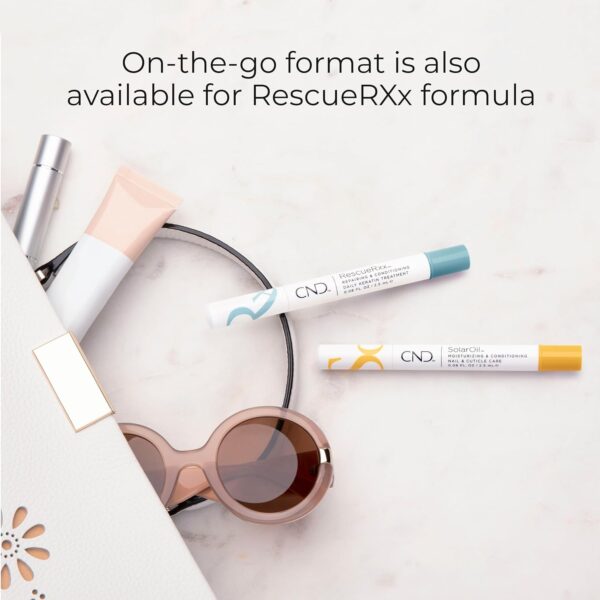 CND SolarOil & RescueRXx, Cuticle Oil Pen, Keratin Nail Treatment Pen, On-the-Go, Travel-Sized - Image 7