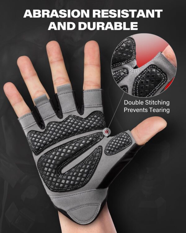 VINSGUIR Workout Gloves for Men and Women, Weight Lifting Gloves with Excellent Grip, Lightweight Gym Gloves for Weightlifting, Cycling, Exercise, Crosstraining, Pull ups, Fitness, Climbing and Rowing - Image 2