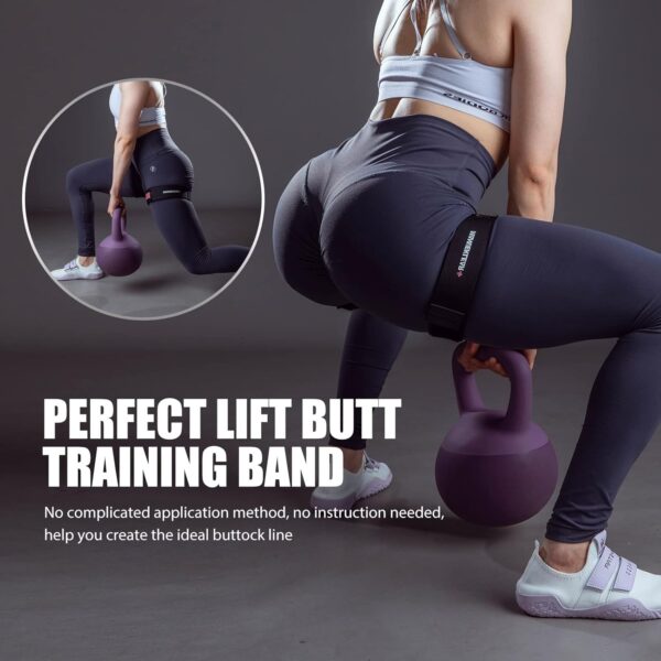 MANUEKLEAR Blood Flow Restriction Bands for Women Glutes Leg, Booty Bands for Women Butt Lift, Occlusion Thigh BFR Bands for Workout Squat Hip Building - Image 3