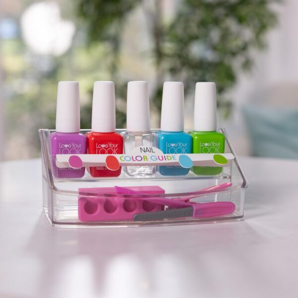 Melissa & Doug Love Your Look Pretend Nail Care Play Set – 20 Pieces for Mess-Free Play Mani-Pedis (DOES NOT CONTAIN REAL COSMETICS) , Pink - Image 9