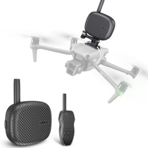 STARTRC Drone Speaker Real-Time Megaphone Portable Interference-Free Long Distance Microphone for DJI Air 3/Air 3S/Mavic 3 Pro/Avata/Holy Stone/FPV Drone Accessories