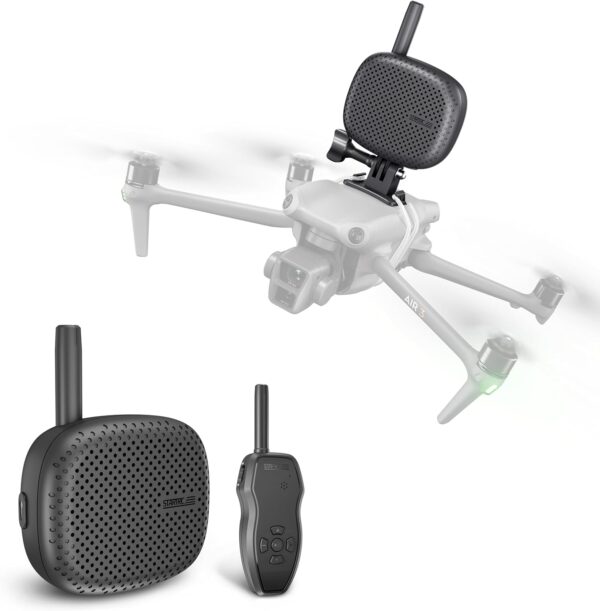 STARTRC Drone Speaker Real-Time Megaphone Portable Interference-Free Long Distance Microphone for DJI Air 3/Air 3S/Mavic 3 Pro/Avata/Holy Stone/FPV Drone Accessories