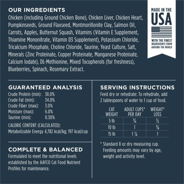 Instinct Raw Meals Freeze-Dried Chicken Cat Food, 9.5 oz. Bag - Image 7