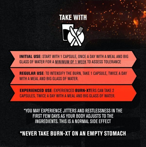 Jacked Factory Burn-XT Clinically Studied Fat Burner & Weight Loss Supplement - Appetite Suppressant & Energy Booster - with Acetyl L-Carnitine, Green Tea Extract and More - 60 Natural Diet Pills - Image 7