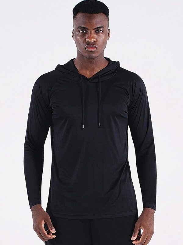 CADMUS Men's Workout Long Sleeve Fishing Shirts UPF 50+ Sun Protection Dry Fit Hoodies - Image 5