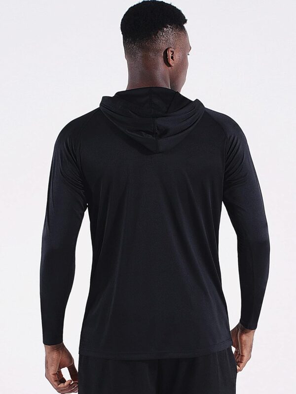 CADMUS Men's Workout Long Sleeve Fishing Shirts UPF 50+ Sun Protection Dry Fit Hoodies - Image 2