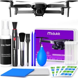 Drone Cleaning Kit for DJI, Holy Stone, Scoot, FPV Drone, Hobby RC Quadcopters & Multirotors - Ultimate Solution for Drone Maintenance - Safe for All Drone Surfaces - Enhance Performance and Clarity