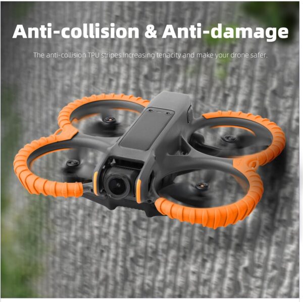 Avata 2 Propeller Guard Protector, Anti-Collision Prop Bumper Silicone Protective Cover Ring for DJI Avata 2 Accessories - Image 3