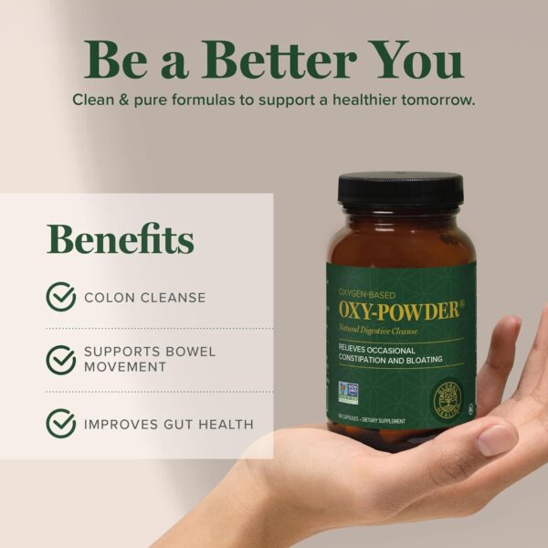 Global Healing Oxy-Powder Colon Cleanse, Constipation Relief for Women & Men, Magnesium Oxide Colon Cleanser & Detox for Weight Loss, Gut Cleanse Detox for Women and Men - Image 4