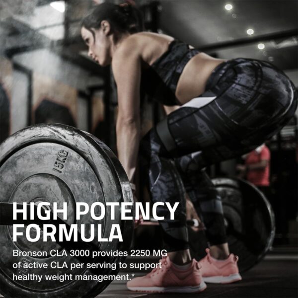 Bronson CLA 3000 Extra High Potency Supports Healthy Weight Management Lean Muscle Mass Non-Stimulating Conjugated Linoleic Acid, 90 Softgels - Image 4