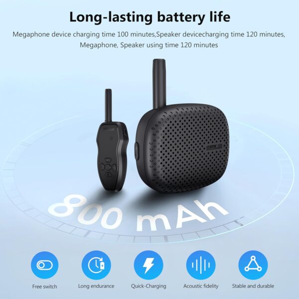 STARTRC Drone Speaker Real-Time Megaphone Portable Interference-Free Long Distance Microphone for DJI Air 3/Air 3S/Mavic 3 Pro/Avata/Holy Stone/FPV Drone Accessories - Image 6