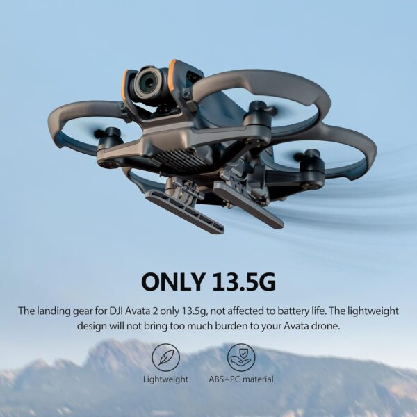 STARTRC Landing Gear for DJI AVATA 2 Drone Accessories,Foldable Extended Landing Legs Kit for DJI AVATA 2 Drone Protector - Image 4