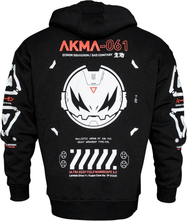 Fabric of the Universe Techwear Graphic Cyberpunk Streetwear Fashion Hoodie