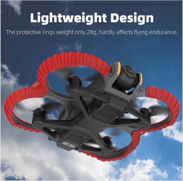Avata 2 Propeller Guard Protector, Anti-Collision Prop Bumper Silicone Protective Cover Ring for DJI Avata 2 Accessories - Image 4