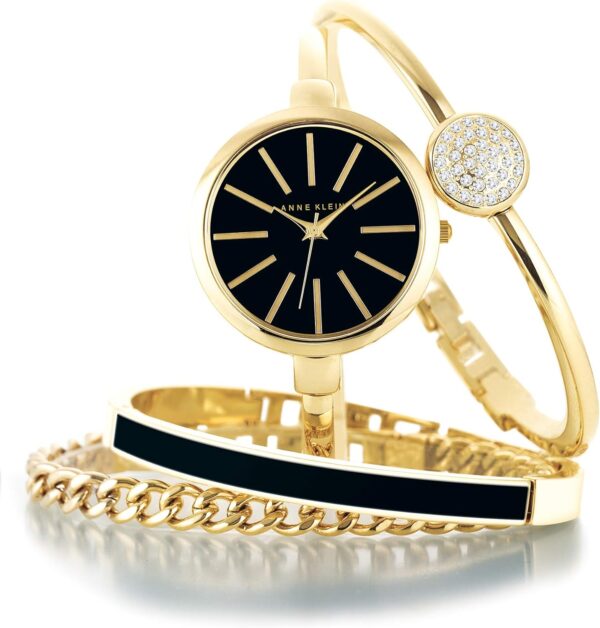 Anne Klein Women's Bangle Watch and Bracelet Set - Image 7