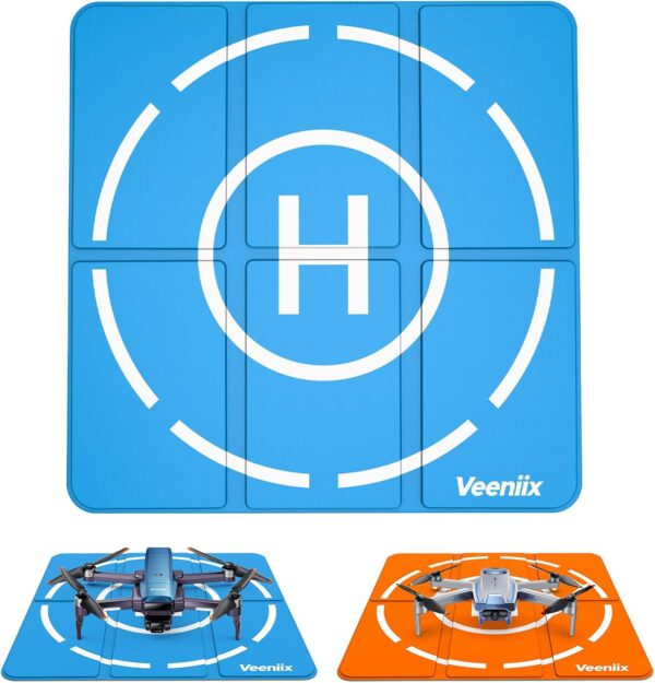 Drone Landing Pad,Foldable and Lightweight,Portable,Waterproof and Double Sided Quadcopter Helipad,Drone Accessories for Veeniix V11MINI/V11PRO,compatible for DJI mini 4K/mini 4 pro/avata 2/mini 3 pro