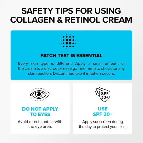 SimplyVital Collagen, Retinol & Hyaluronic Acid Cream - Anti-Aging Face Moisturizer for Face, Firming Skin Care Neck & Décolleté - Made in USA, Daily Moisturizer Face Cream Day & Night - 1.7 fl.oz. - Image 5