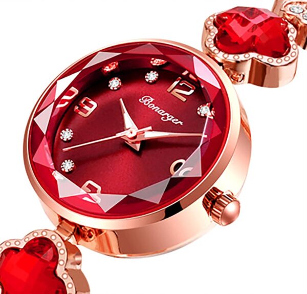 Carlien Women's Bracelet Watch Niche Light Luxury Small Round Dial Fashion Dress Quartz Analog Watch Luminous Waterproof Date Watch - Image 4