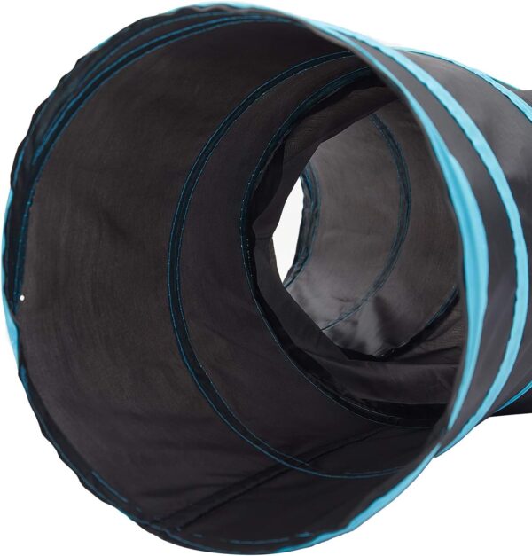 Tempcore Pet Cat Tunnel Tube Cat Toys 3 Way Collapsible, Tunnels for Indoor Cats，Kitty Bored Peek Hole Toy Ball Cat, Puppy, Kitty, Kitten, Rabbit - Image 6