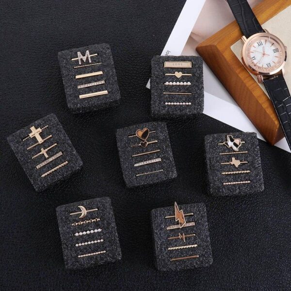 5Pcs Charms for Apple Watch band 41mm 45mm 40mm 44mm 38mm 42mm 46mm 49 Women,Diamond+Metal Jewelry Decorative Ring For iWatch series 10 9 8 7 6 5 4 3 se,Galaxy watch 7/6/5/4,Silicone strap Accessories - Image 8
