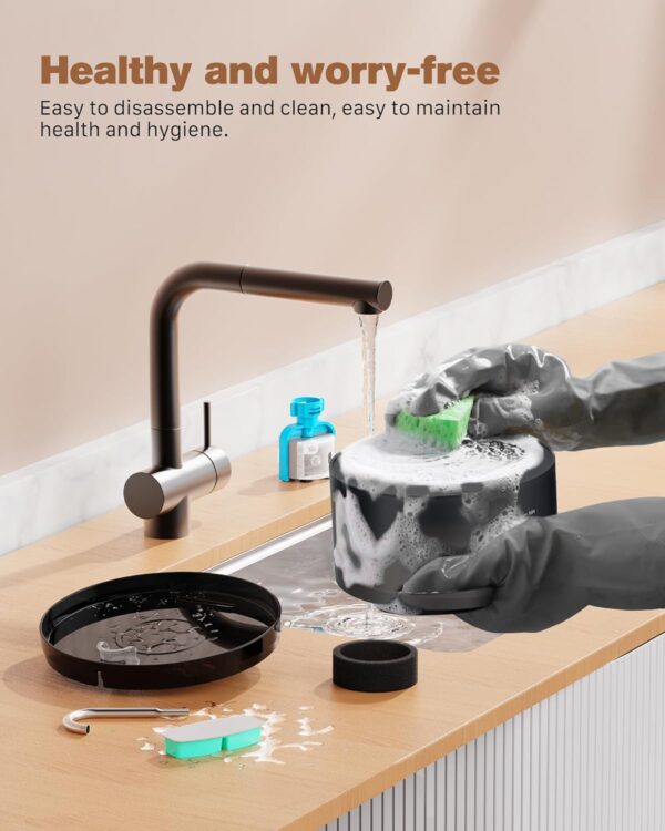 Cat Water Fountain: 108oz/3.2L Cat Fountain Super Silent Pet Drinking Dispenser - Water Fountains for Kitty Indoor - Quiet Pump and Faucet Design - Suitable for Cats and Dogs - BEMOONY - Image 9