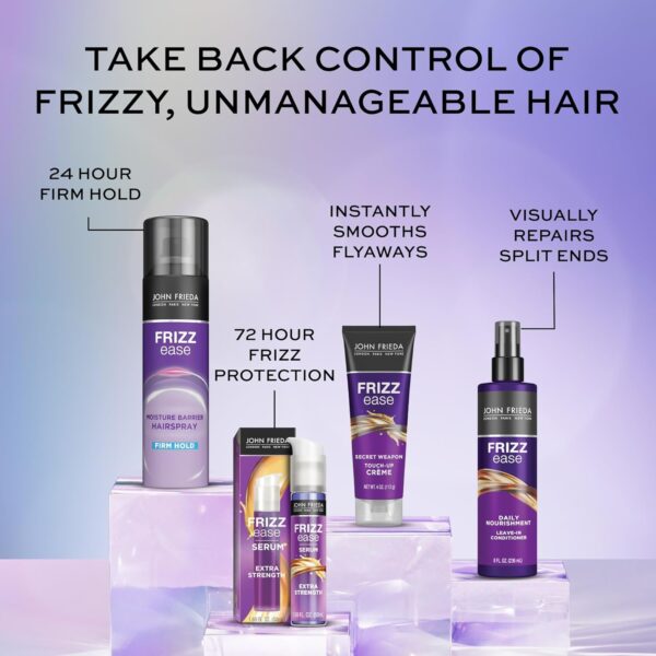 John Frieda Frizz Ease Secret Weapon Touch-Up Crème - Anti-Frizz Styling Cream for Smooth, Frizz-Prone Hair, 4 Oz - Image 6