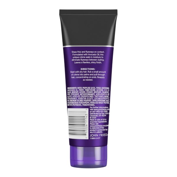 John Frieda Frizz Ease Secret Weapon Touch-Up Crème - Anti-Frizz Styling Cream for Smooth, Frizz-Prone Hair, 4 Oz - Image 9