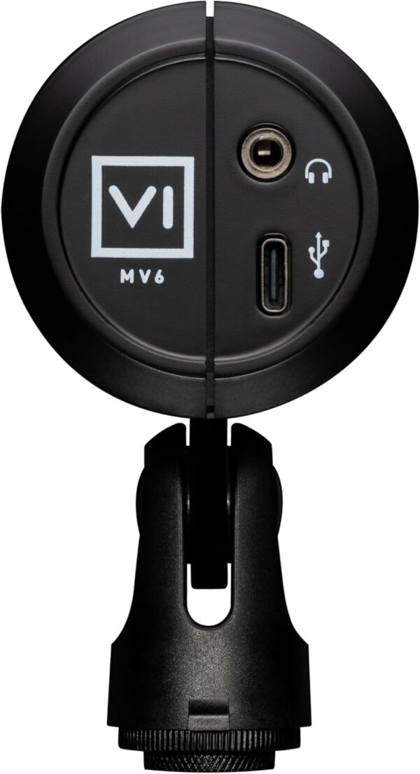 Shure MV6 Gaming Microphone, Dynamic USB PC Mic for Video Games & Streaming - Desktop Stand, Background Noise Cancellation, Tap-to-Mute & 3.5mm Output for Real-Time Headphone Monitoring - Image 12