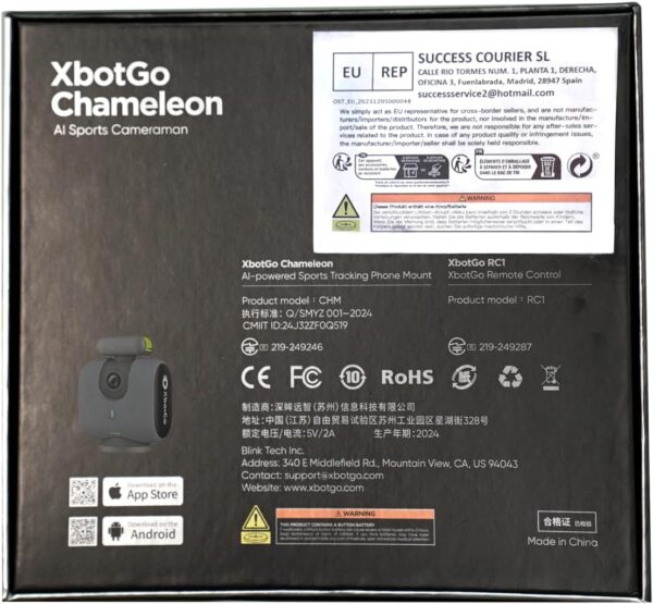 Chameleon AI Auto Sports Action Camera - 4K 60FPS Soccer Camera and Basketball Tracking Camera for Team Sports, Live Streaming, No Subscription, Works with iOS & Android (Lava Graphite) - Image 9