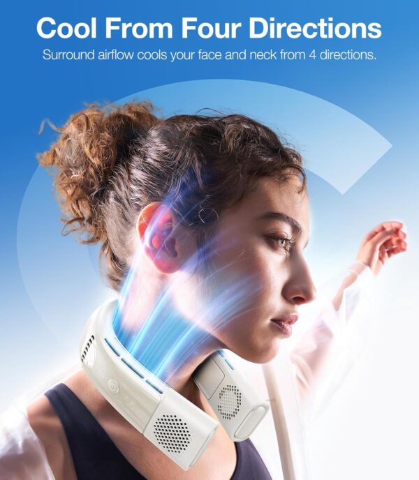 TORRAS COOLIFY 2S Wearable Air Conditioner,White - Image 5
